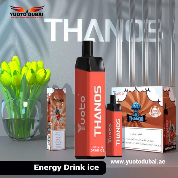 Yuoto Thanos Energy drink ice 5000 Puffs
