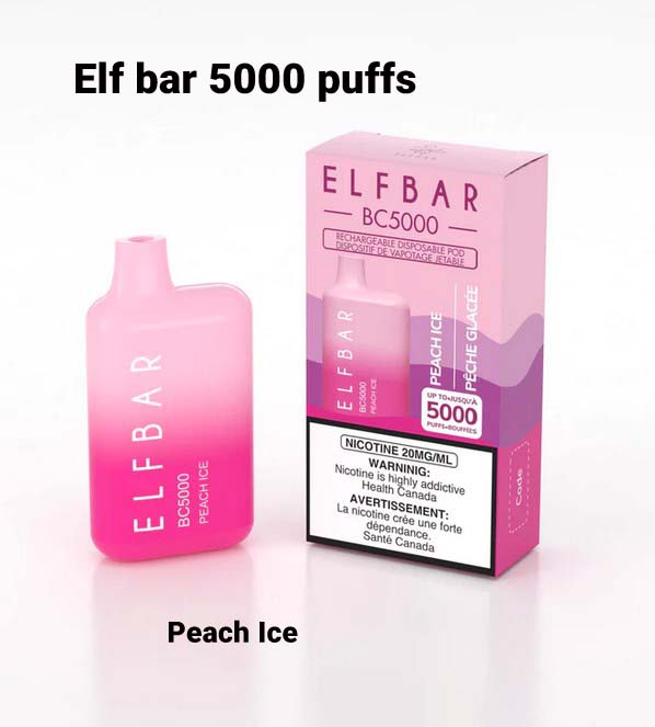 Elf Bar Peach Ice 5000 Puff