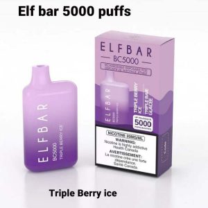 Elf Bar Triple Berry ice 5000 Puff