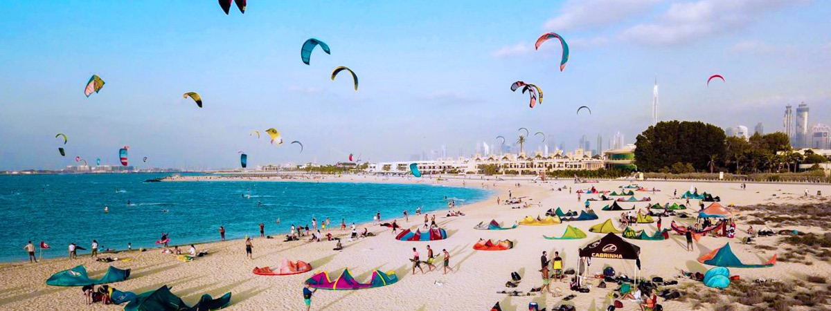 Popular Sea beach in Dubai