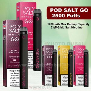 Pod Salt Go 2500 Puffs Disposable Vape