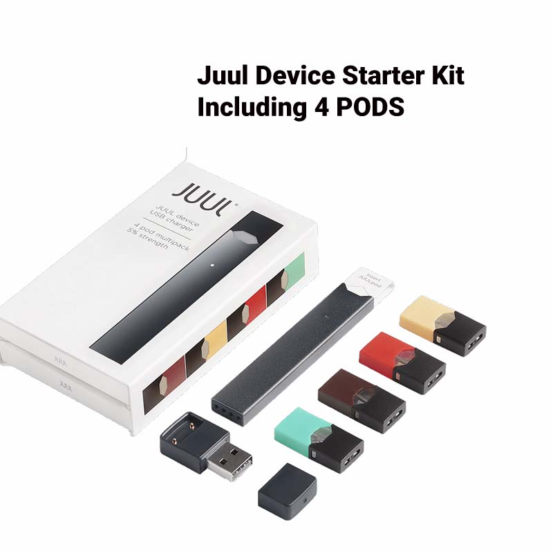 Juul Device Starter Kit Including 4 Pods kit