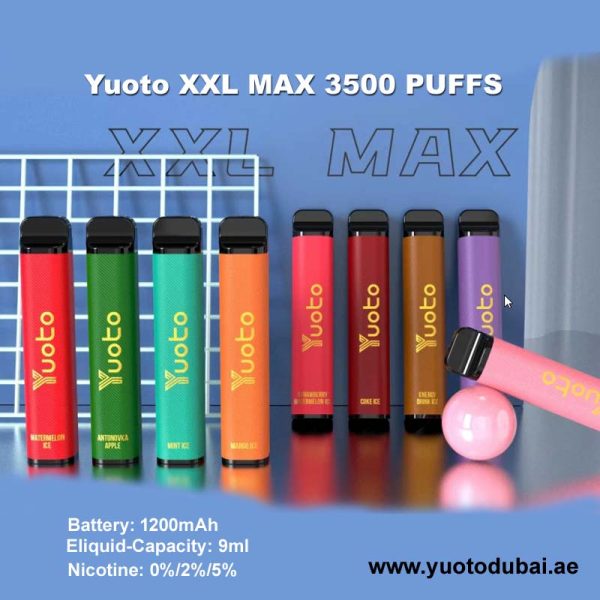 Yuoto XXL Max 3500 Puffs Disposable vape
