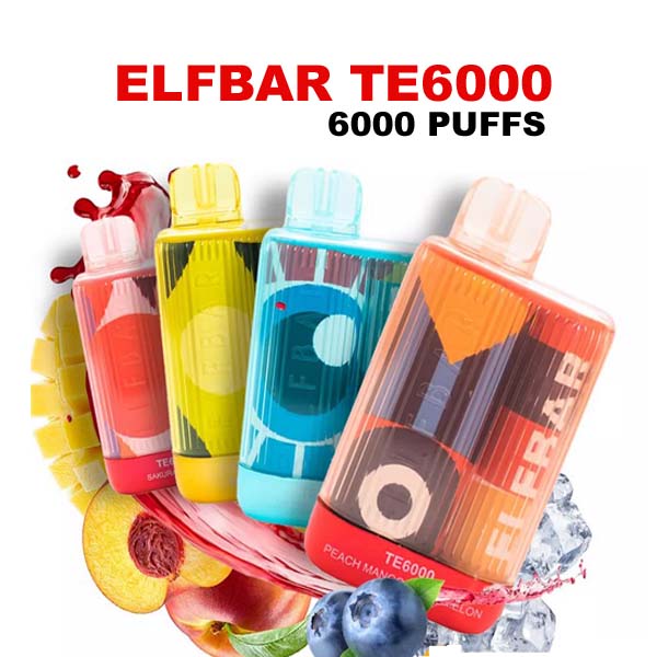 Elf Bar TE6000 Disposable Pods 50mg