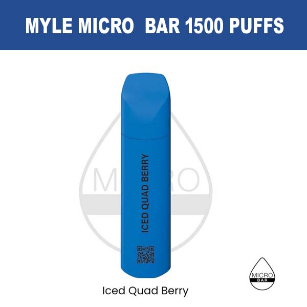 Myle Micro Bar ICED Quad Berry 1500 Puffs